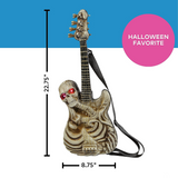 Light-Up Ukulele-Shaped Plastic Skeleton Halloween Decoration, 2 Ft.
