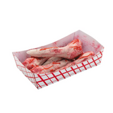 Food Tray of Fingers Plastic Halloween Decoration 6 1/4 x 2 1/2