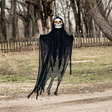 Hanging Sonic Skeleton Reaper Halloween Decoration 32 1/4" x 47 1/4"