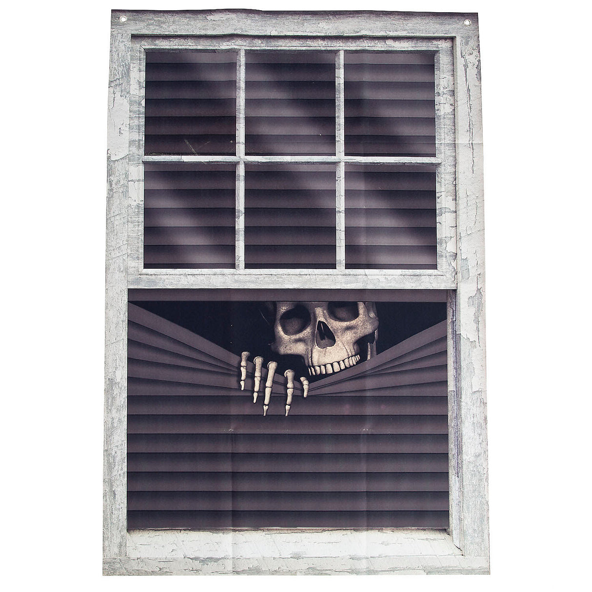 Creepy Skeleton Curtain Decor for Halloween Parties and Spooky Themed Celebrations
