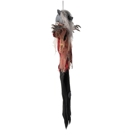 Hanging Animated Tattered Werewolf Halloween Decoration 31 1/2" x 47 1/4"