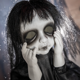 Hanging Spooky Undead Girl Halloween Decoration 11 3/4" x 43 1/4"
