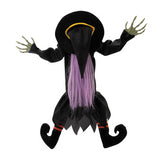 Hanging Animated Crashed Witch Decoration for Halloween Parties Fun Events and Haunted House Themes