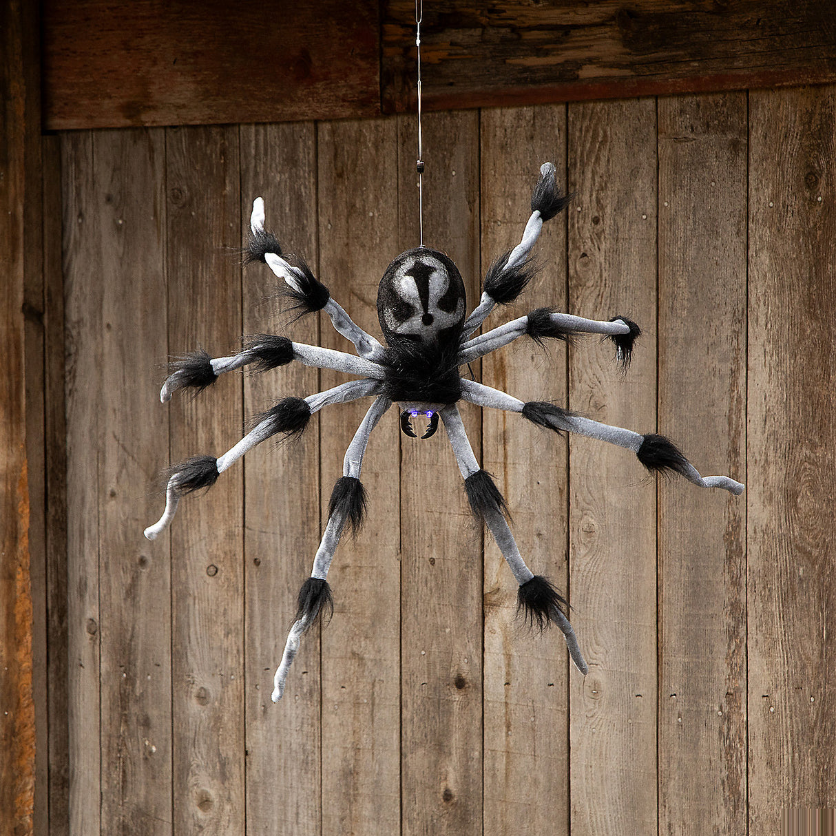 Hairy Floating Spider Halloween Decoration for Spooky Parties and Haunted House Displays