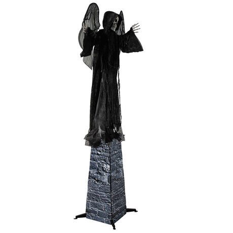 Animated Standing Skeletal Reaper with Wings 33 1/2" x 74 3/4"