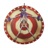 Clown Skeleton Target Ready-to-Hang Halloween Decoration 62 3/4"