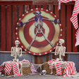 Clown Skeleton Target Ready-to-Hang Halloween Decoration 62 3/4"
