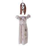 Hanging Girl Red-Haired Light-Up Doll with Separated Head 39 1/4"
