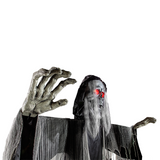 Standing Body Turning Grim Reaper Halloween Decoration 12 Ft.