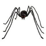 Black Spider with Light-Up Eyes Halloween Decoration 36 1/2 x 61 3/4