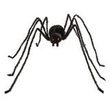 Black Spider with Light-Up Eyes Halloween Decoration 36 1/2 x 61 3/4
