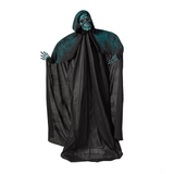 Animated Standing Skeleton of Death, 5 1/2 Ft – Halloween Decoration