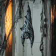 2 Ft. Animated Hanging Light-Up Upside-Down Bat Halloween Decoration