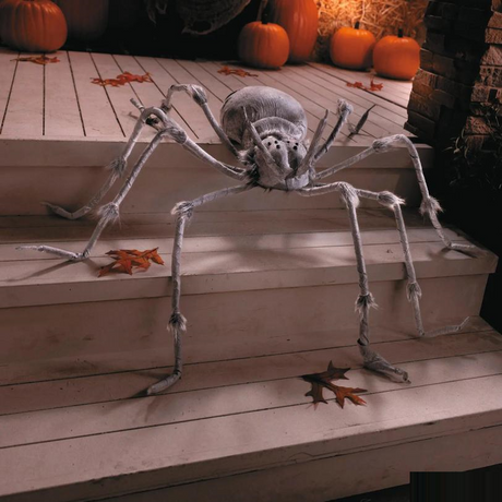 4 Ft. 5" Brown Latex Spider Halloween Decoration