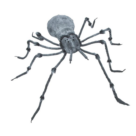 4 Ft. 5" Brown Latex Spider Halloween Decoration