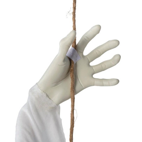 5 Ft. 1/4" Light-Up Life-Size Ghost on a Swing Halloween Decoration