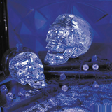 6 1/4" Disco Mosaic Skull Halloween Decoration