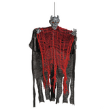 27 1/2" Hanging Red & Black Devil Halloween Decoration