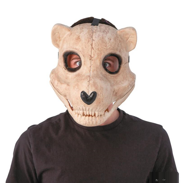 Skeleton Bear Full-Face Injection Plastic Mask