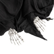 47" Animated Hide & Seek Ghost with Light-Up Sitting Skeleton Reaper Halloween Decoration