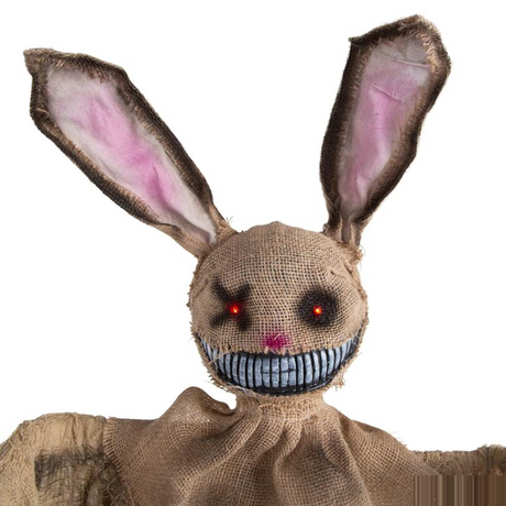 5 Ft. Light-Up Hanging Rabbit with Sound Halloween Decoration