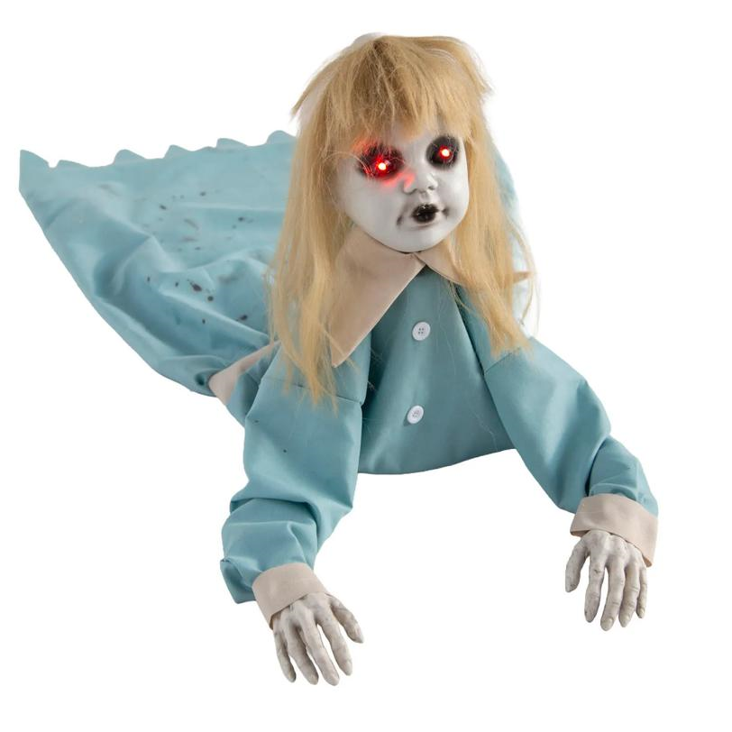 3 Ft. 3" Animated Light-Up Pop-Up Girl with Sound Halloween Decoration