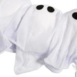 24" Light-Up Ghosts Wreath Halloween Decoration
