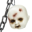 5 Ft. 2" Mutilated Doll Head Garland Halloween Decoration