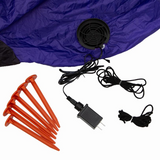 Inflatable Light-Up Spider Witch Halloween Outdoor Yard Decoration - 5 ft
