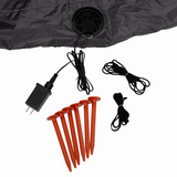 Animated Inflatable Light-Up Cauldron with Eyeball Halloween Outdoor Yard Decoration - 5 ft
