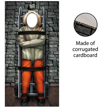 6 Ft. Convict Photo Prop Cardboard Cutout Stand-Up Halloween Decoration
