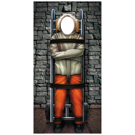 6 Ft. Convict Photo Prop Cardboard Cutout Stand-Up Halloween Decoration
