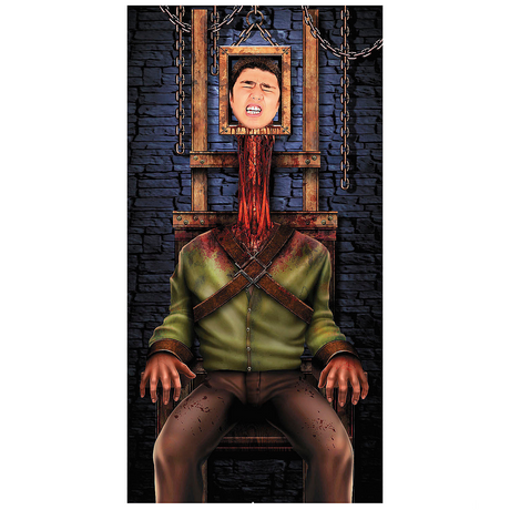 6 Ft. Head Ripper Photo Prop Cardboard Cutout Stand-Up Halloween Decoration