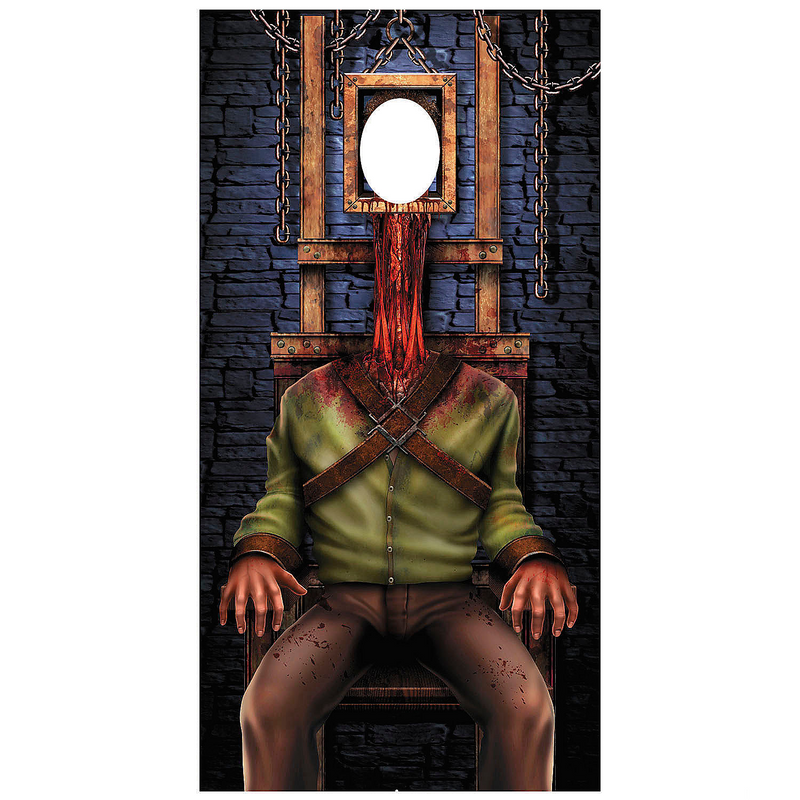 6 Ft. Head Ripper Photo Prop Cardboard Cutout Stand-Up Halloween Decoration