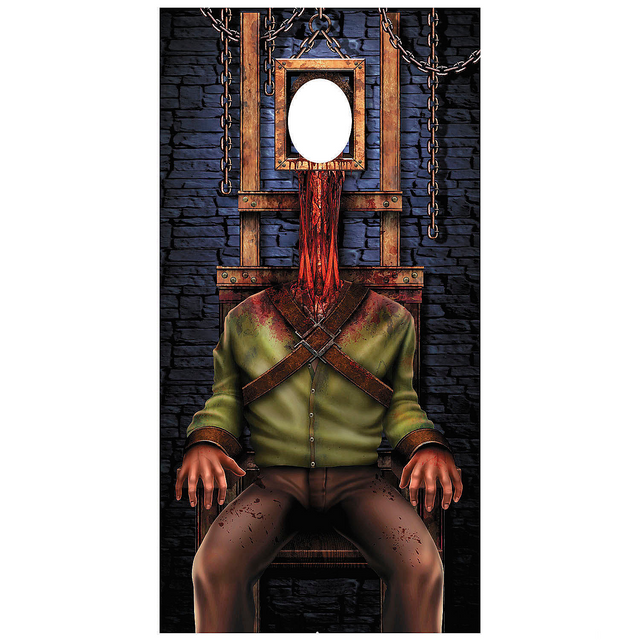 6 Ft. Head Ripper Photo Prop Cardboard Cutout Stand-Up Halloween Decoration