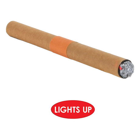7-1/4" Red LED Light-Up Cigar Costume Accessory