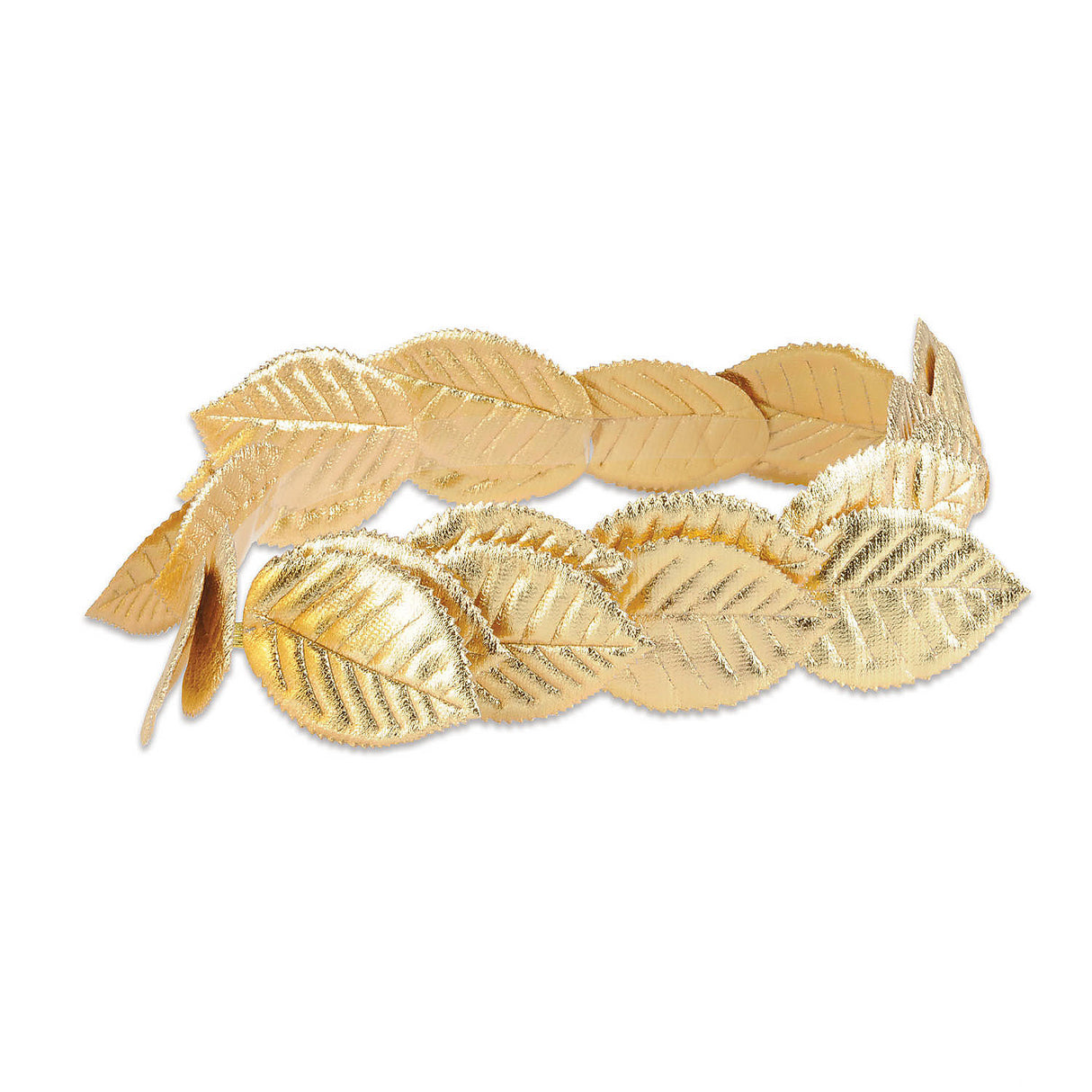 Elegant Gold Roman Laurel Wreath Costume Accessory for Halloween Parties and School Plays
