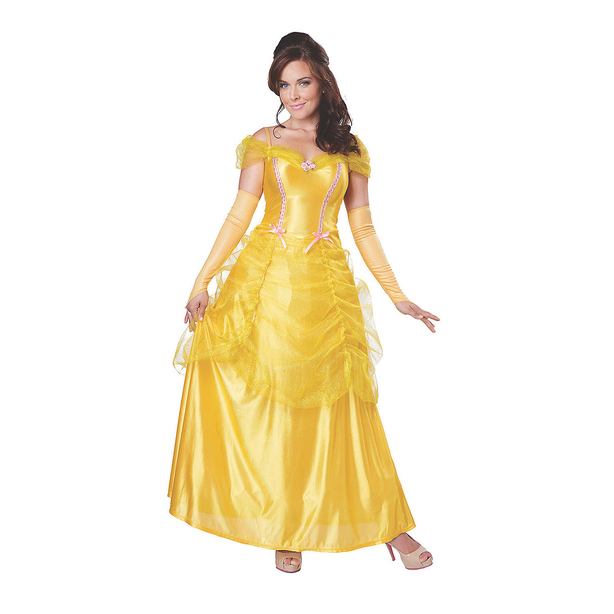 Enchanted Classic Beauty Costume for Halloween Parties and Storybook Princess Events