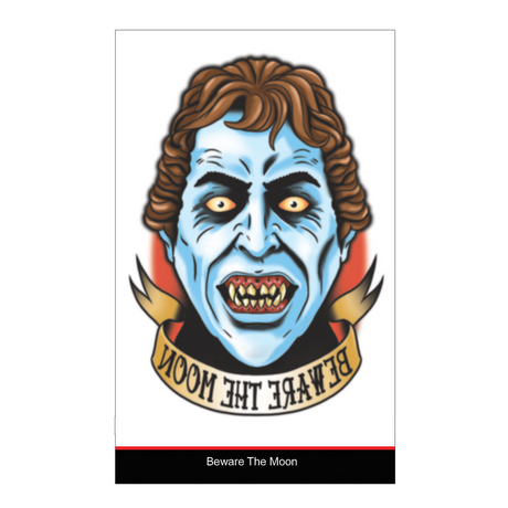 Tinsley Transfers An American Werewolf in London Beware the Moon Temporary Tattoo