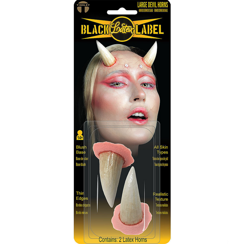 Large Latex Devil Horns for Halloween Parties Costume Events and Theatrical Performances