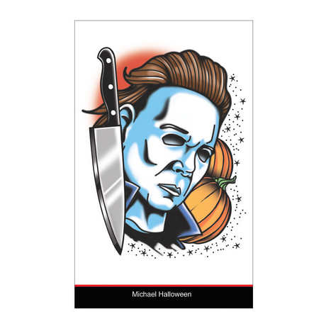 Tinsley Transfers Halloween II Michael Halloween Temporary Tattoo