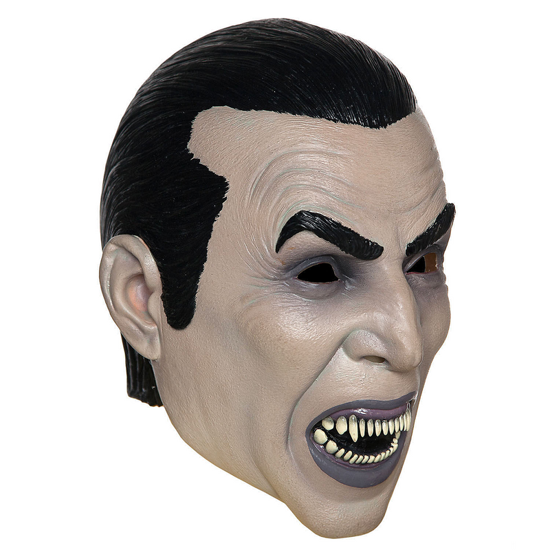 Authentic Adults Renfield Count Dracula Overhead Latex Mask for Halloween Parties and Themed Events