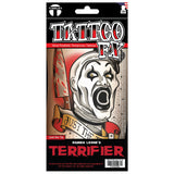 Terrifier Art the Clown Just the Tip Temporary Tattoo for Halloween Events and Costume Parties