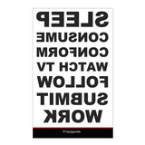 Tinsley Transfers They Live Propaganda Temporary Tattoo