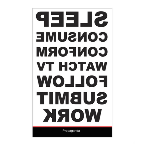 Tinsley Transfers They Live Propaganda Temporary Tattoo