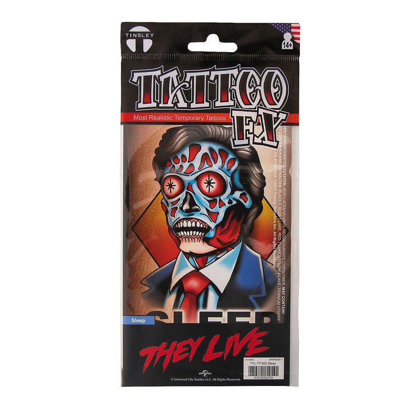Tinsley Transfers They Live Sleep Temporary Tattoo