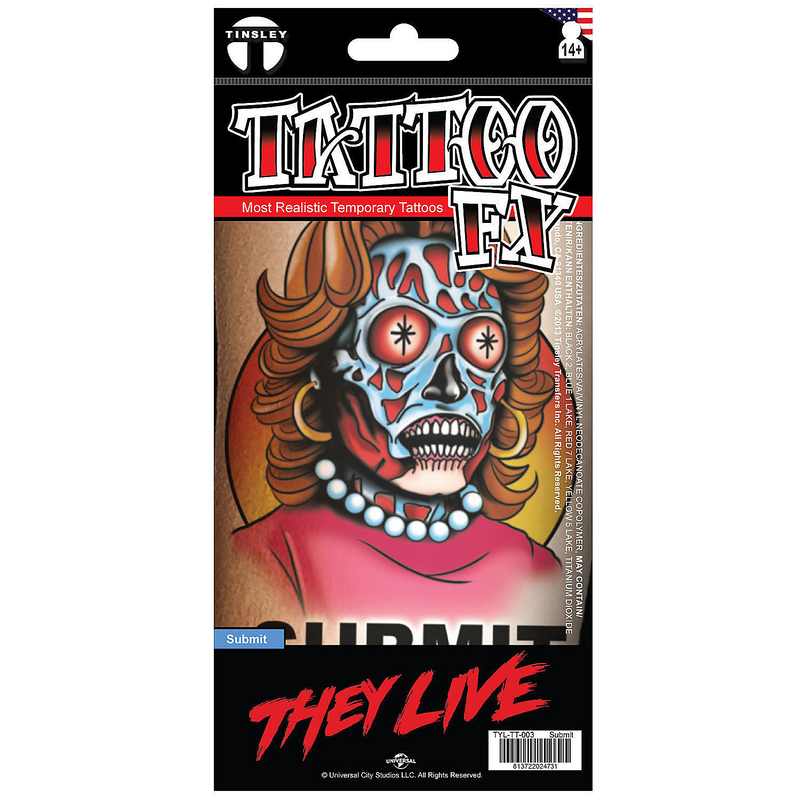 Tinsley Transfers They Live Submit Temporary Tattoo