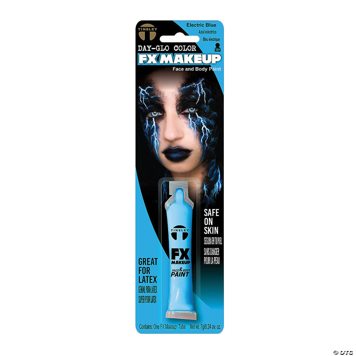 DAYGLO ACID GREEN MAKEUP FACE ELECTRIC BLUE MAKEUP FA HOT PINK MAKEUP FACE BO