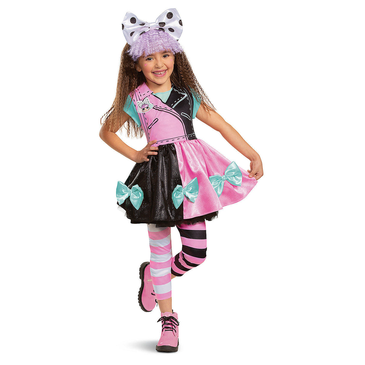 Classic L.O.L. Surprise Pranksta Costume for Kids Halloween Parties and Dress Up Events