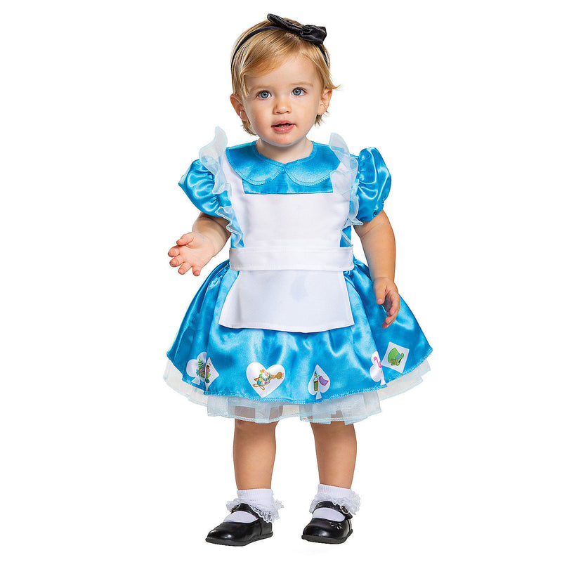 Charming Baby Alice In Wonderland Costume for Toddler Parties Halloween and Imaginative Playtime Fun